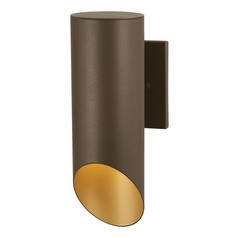 Pineview Slope Sand Bronze with Gold Outdoor Wall Light by Minka Lavery