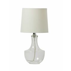 16-Inch Table Lamp in Clear Glass by Craftmade Lighting