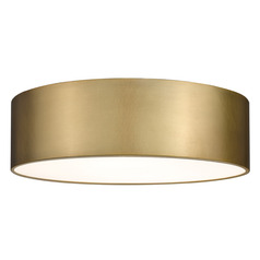 Harley Rubbed Brass Flush Mount by Z-Lite