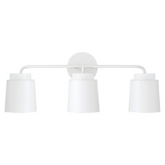 Capital Lighting Pratt Matte White Bathroom Light
