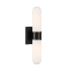 Brian Patrick Flynn Capsule Wall Sconce in Black & Gold by Crystorama