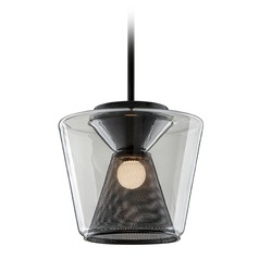 Berlin 12.50-Inch Gun Metal LED Pendant by Troy Lighting
