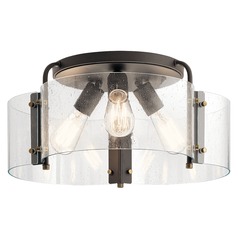 Thoreau Olde Bronze Large Semi-Flush Mount Light by Kichler Lighting