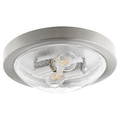 Satin Nickel Flush Mount by Quorum Lighting