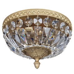 Lemire 2 Light Flush Mount with Chrome