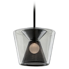 Berlin 15.50-Inch Gun Metal LED Pendant by Troy Lighting