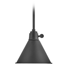 Arti Small Pendant in Black by Hinkley Lighting