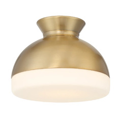 Brian Patrick Flynn Gidget Flush Mount in Vibrant Gold by Crystorama 
