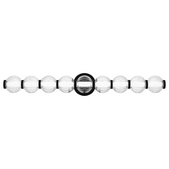 Quoizel Lighting Elway Matte Black LED Vertical Bathroom Light