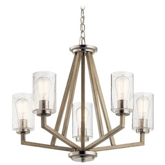 Deryn 5-Light Distressed Antique Gray Chandelier by Kichler Lighting