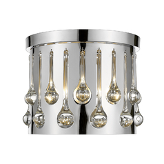 Oberon Chrome Flush Mount by Z-Lite