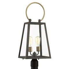 Barnett Antique Bronze Post Light by Progress Lighting
