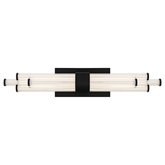 Quoizel Lighting Talbott Matte Black LED Vertical Bathroom Light