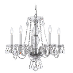 Crystorama Lighting Traditional Crystal Polished Chrome Crystal Chandelier