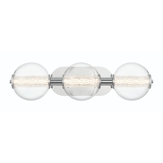 Atomo 24.75-Inch LED Vanity Light in Chrome by Eurofase