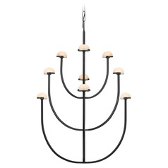 Kelly Wearstler Pedra Chandelier in Bronze by Visual Comfort Signature