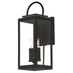Maxim Lighting Nassau Vivex Black Outdoor Wall Light