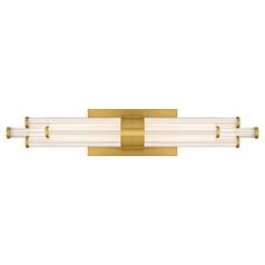 Quoizel Lighting Talbott Brushed Gold LED Vertical Bathroom Light
