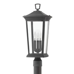 Bromley 22.75-Inch Post Light in Museum Black by Hinkley Lighting