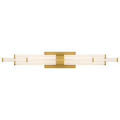 Quoizel Lighting Talbott Brushed Gold LED Vertical Bathroom Light