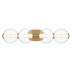 Atomo 29.75-Inch LED Vanity Light in Gold by Eurofase