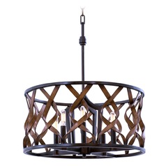Soho Milk Chocolate Pendant by Kalco Lighting