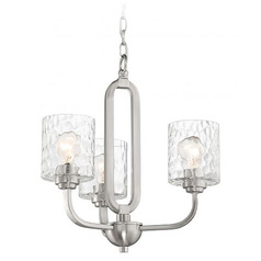 Collins Brushed Polished Nickel Chandelier by Craftmade Lighting