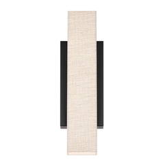 Volga 18-Inch 3500K LED Wall Sconce in Black by WAC Lighting