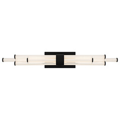 Quoizel Lighting Talbott Matte Black LED Vertical Bathroom Light