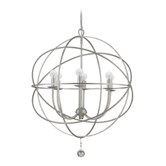 Pendant Light in Olde Silver Finish