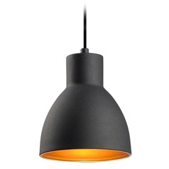 Cora Black & Gold Mini Pendant by Maxim Lighting