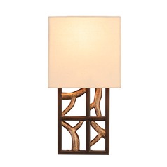 Inc. Hudson Bronze Gold Sconce by Kalco Lighting
