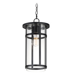 Maxim Lighting Clyde Vivex Black Outdoor Hanging Light