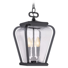 Province Outdoor Hanging Light in Black by Quoizel Lighting