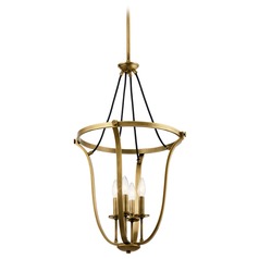 Thisbe 4-Light Natural Brass Pendant by Kichler Lighting