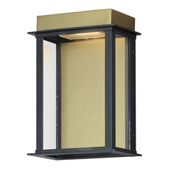 Maxim Lighting Rincon Black & Gold LED Outdoor Wall Light