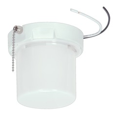 White Flush Mount by Satco Lighting