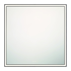 Nixon 32x32-Inch 3CCT LED Mirror in Black by Eurofase Lighting