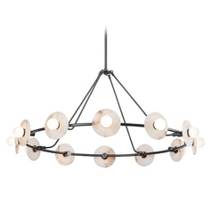 Alora Lighting Dahlia Urban Bronze LED Chandelier