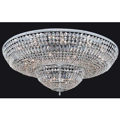 Lemire 24 Light Flush Mount with Chrome