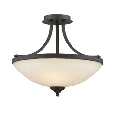 Bordeaux Bronze Semi-Flush Mount by Z-Lite