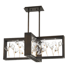 Maison Des Fleurs LED Chandelier in Regal Bronze by Metropolitan