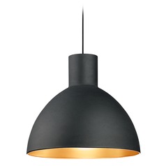 Cora Black & Gold Pendant by Maxim Lighting