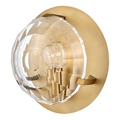 Leo Single Light Sconce in Heritage Brass by Hinkley Lighting