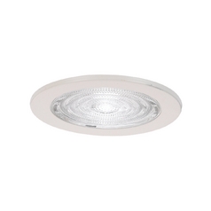 4-Inch Fresnal Glass Shower Trim in White by Generation Lighting