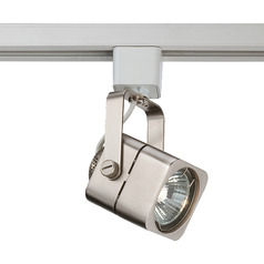 50W GU10 Squared Track Head in Brushed Nickel by Eurofase Lighting