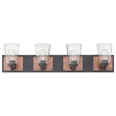 Jackson 4-Light Buckeye Bronze & Antique Copper Bathroom Light by Hinkley Lighting