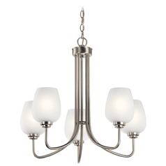 Valserrano 5-Light Brushed Nickel Chandelier by Kichler Lighting