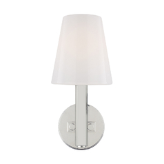 Thomas OBrien Logan 5-Inch Polished Nickel Sconce by Visual Comfort Studio