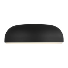 Sean Lavin Kosa 13-Inch LED Flush Mount in Black by Visual Comfort Modern